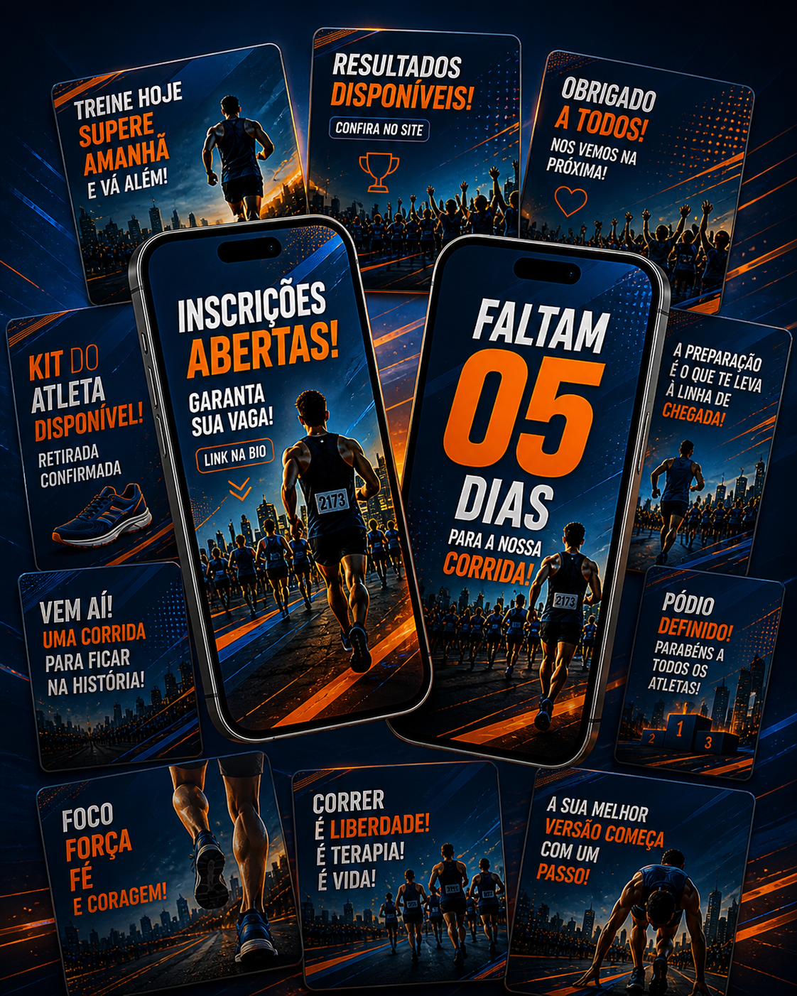 Mockup Pack Artes Corrida Pro